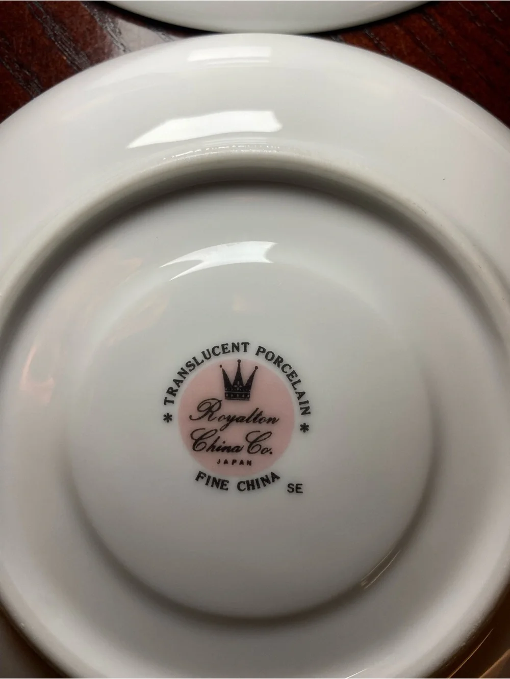 Royalton China Co Translucent Porcelain Fine China Set of 5 Saucers